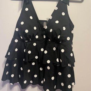 Polka dot tankini